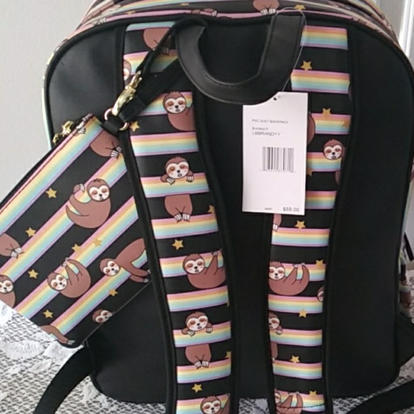Betsey johnson Sloth Backpack NWT main image 7